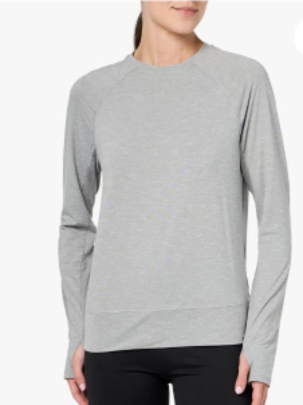 Prana Sol Searcher Long Sleeve Top / Light Gray Green /Size XS